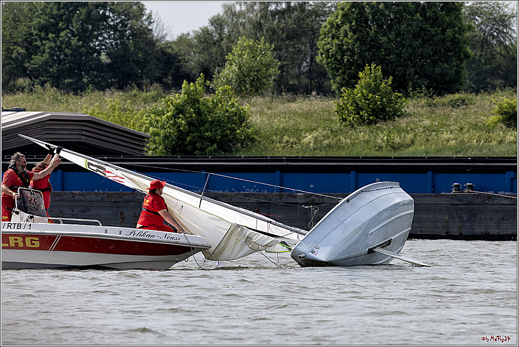 100 Jahre Rheinwoche 2022 - 2. Wettfahrt  Hitdorf - Duesseldorf, 03.06.2022,